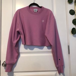Champion crop crewneck
